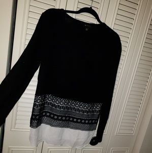 Black blouse with cute design